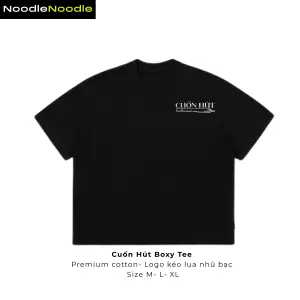 NoodleNoodle – Áo Phông Đen Unisex Cuốn Hút